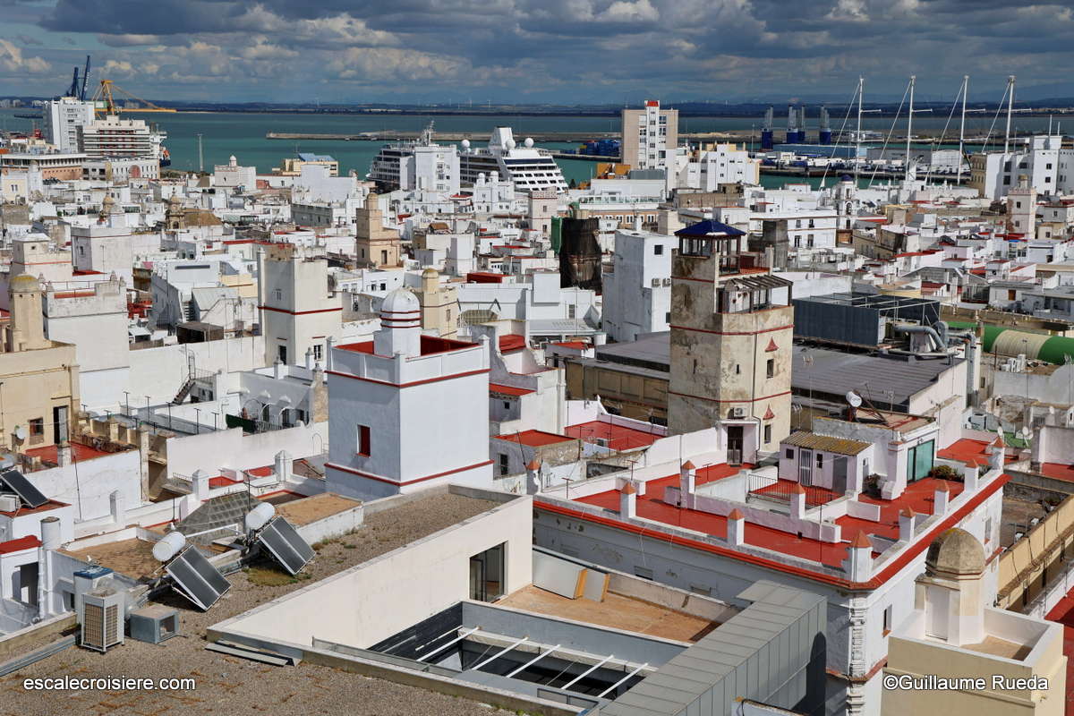 Cadix vue de la Torre Tavira