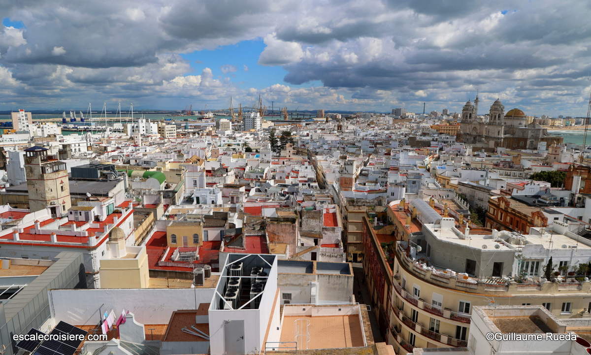 Cadix vue de la Torre Tavira