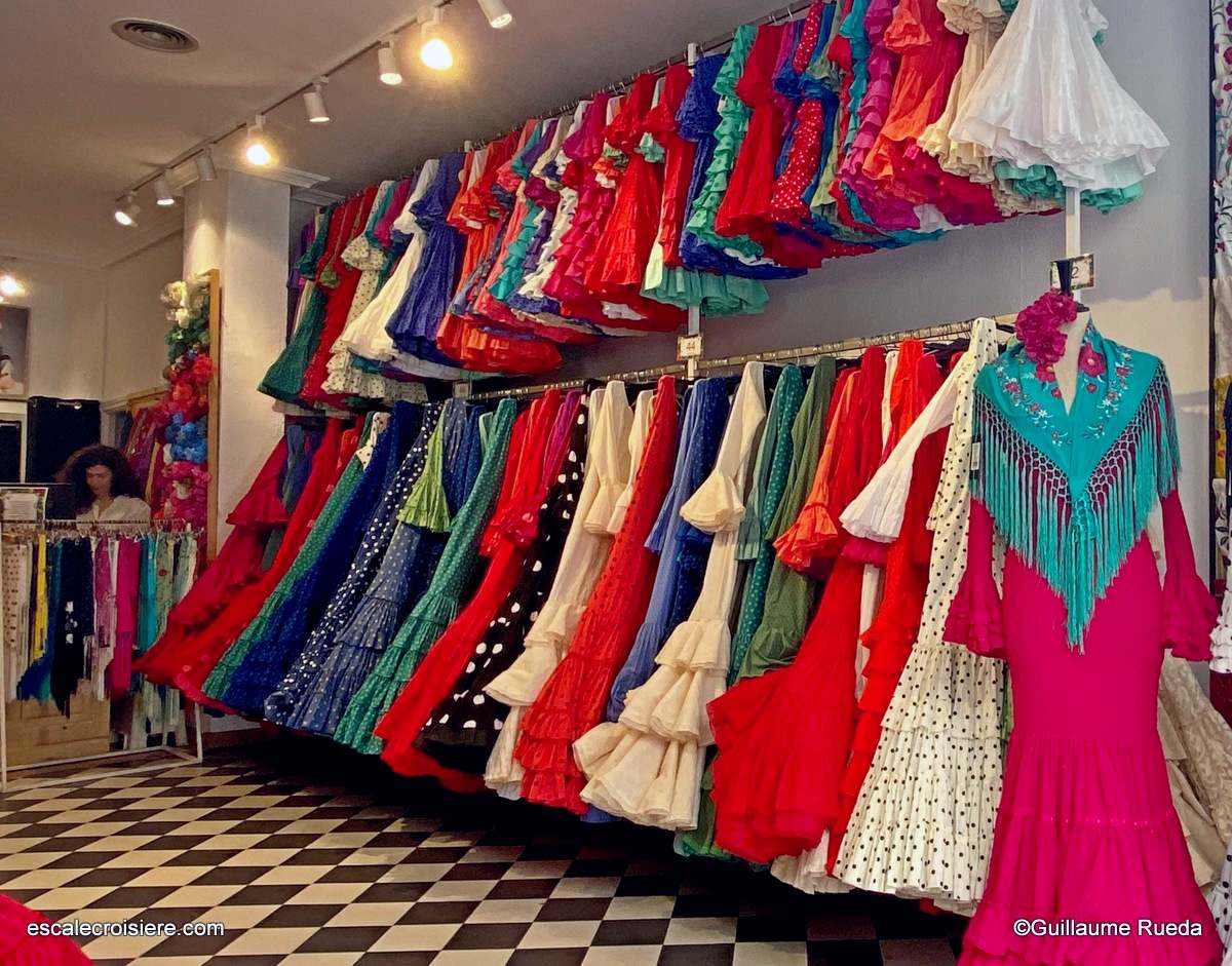 Boutique de robes de Flamenco - Séville