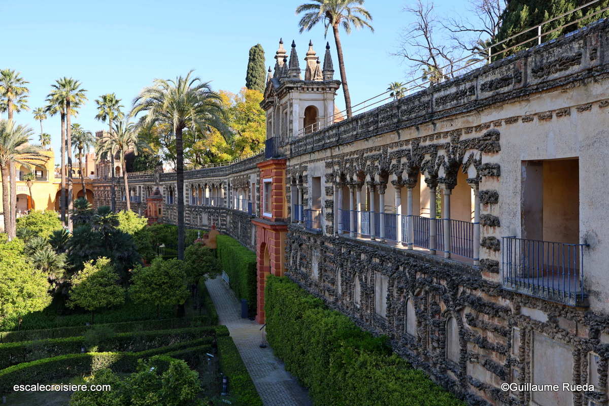 Jardin de l'étang de Alcazar - Séville