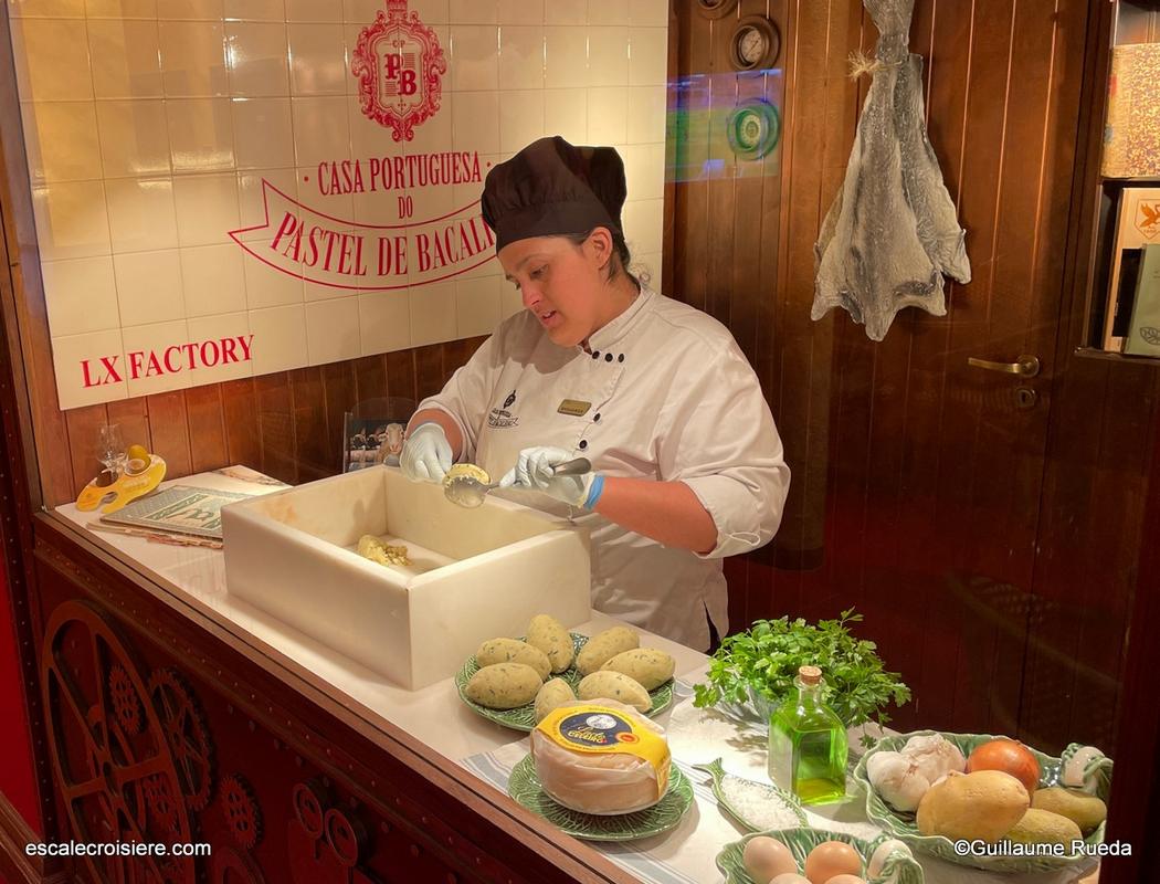 Pastel de Bacalhau - LX Factory -Lisbonne