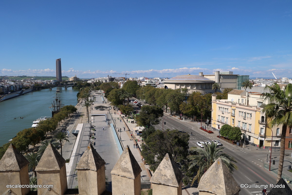Vue de la Torre del Oro - Séville