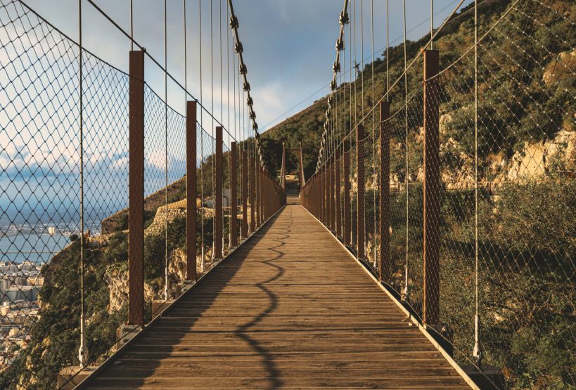 Windsor Suspension Bridge - Gibraltar ©naturereserve.gi