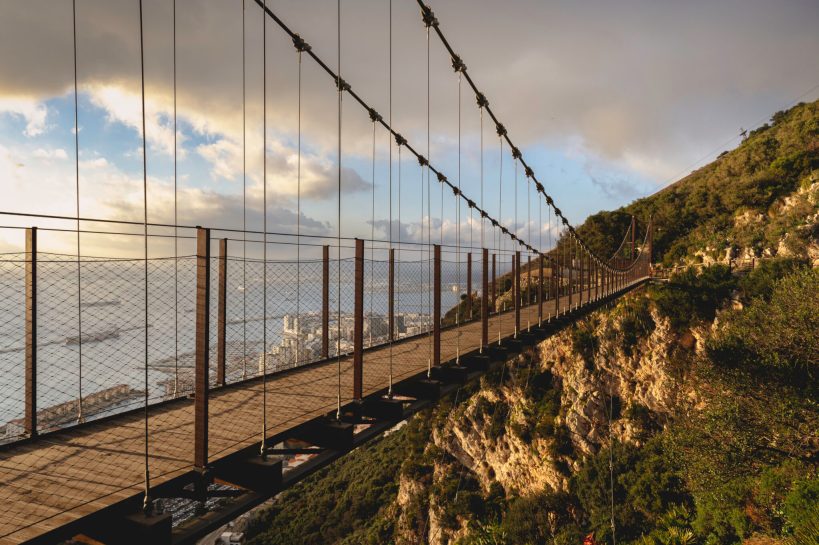 Windsor Suspension Bridge - Gibraltar ©naturereserve.gi