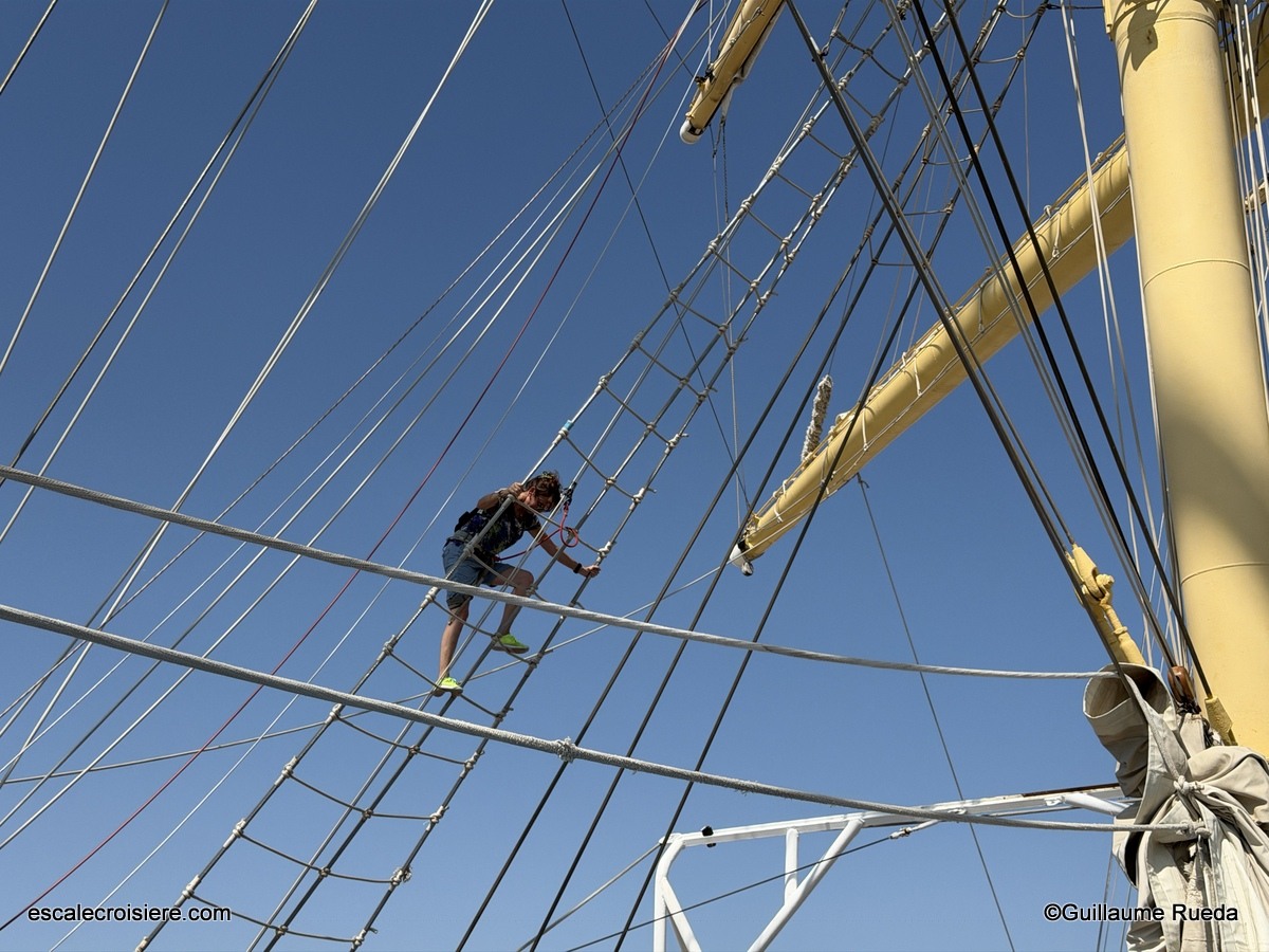 Montée au mât - Royal Clipper - Star Clippers