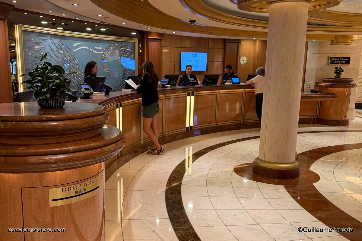 Accueil guest Majestic Princess