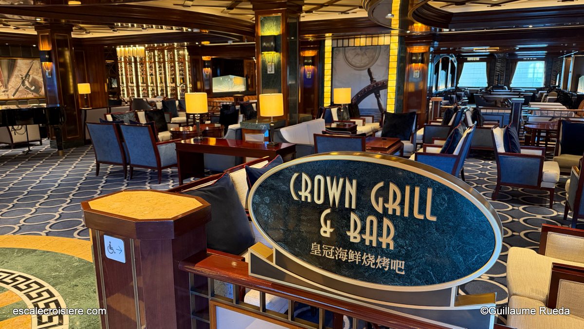 Bar restaurant Crown grill - Majestic Princess