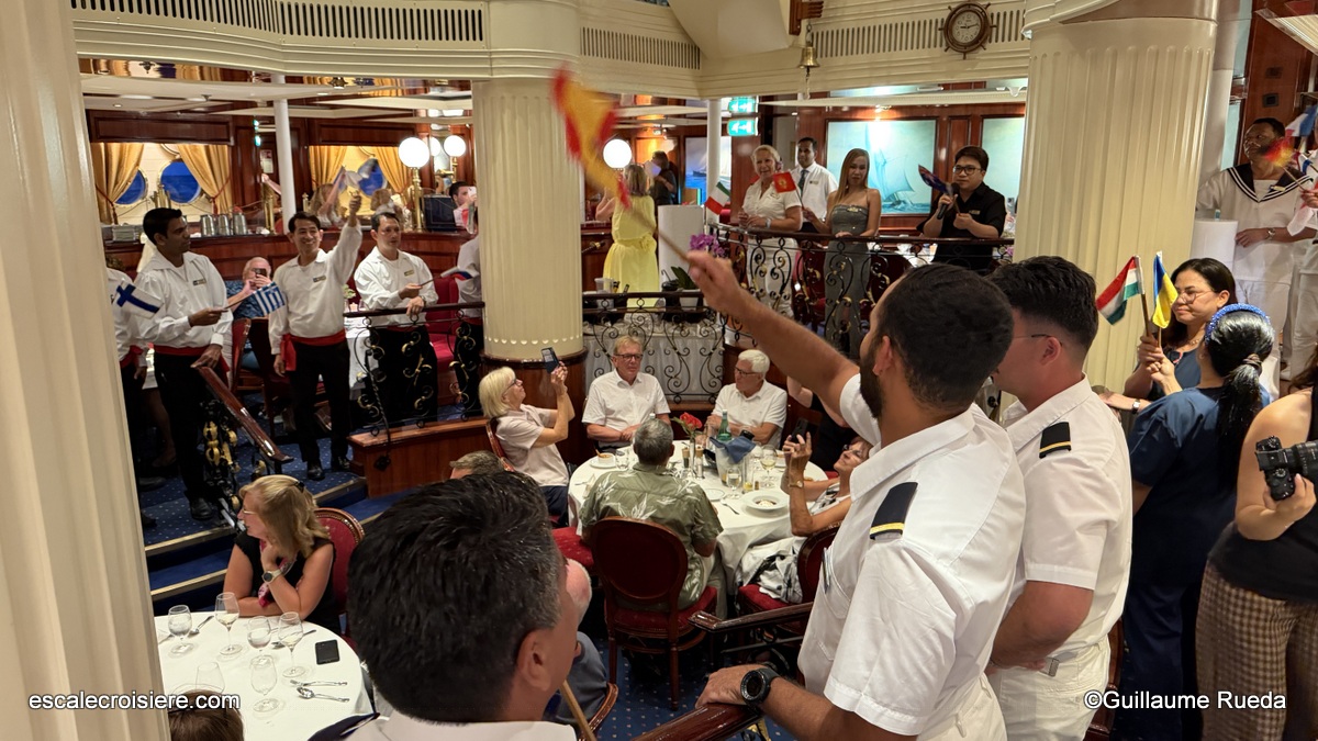 Soirée aurevoir - restaurant - Royal Clipper - Star Clippers