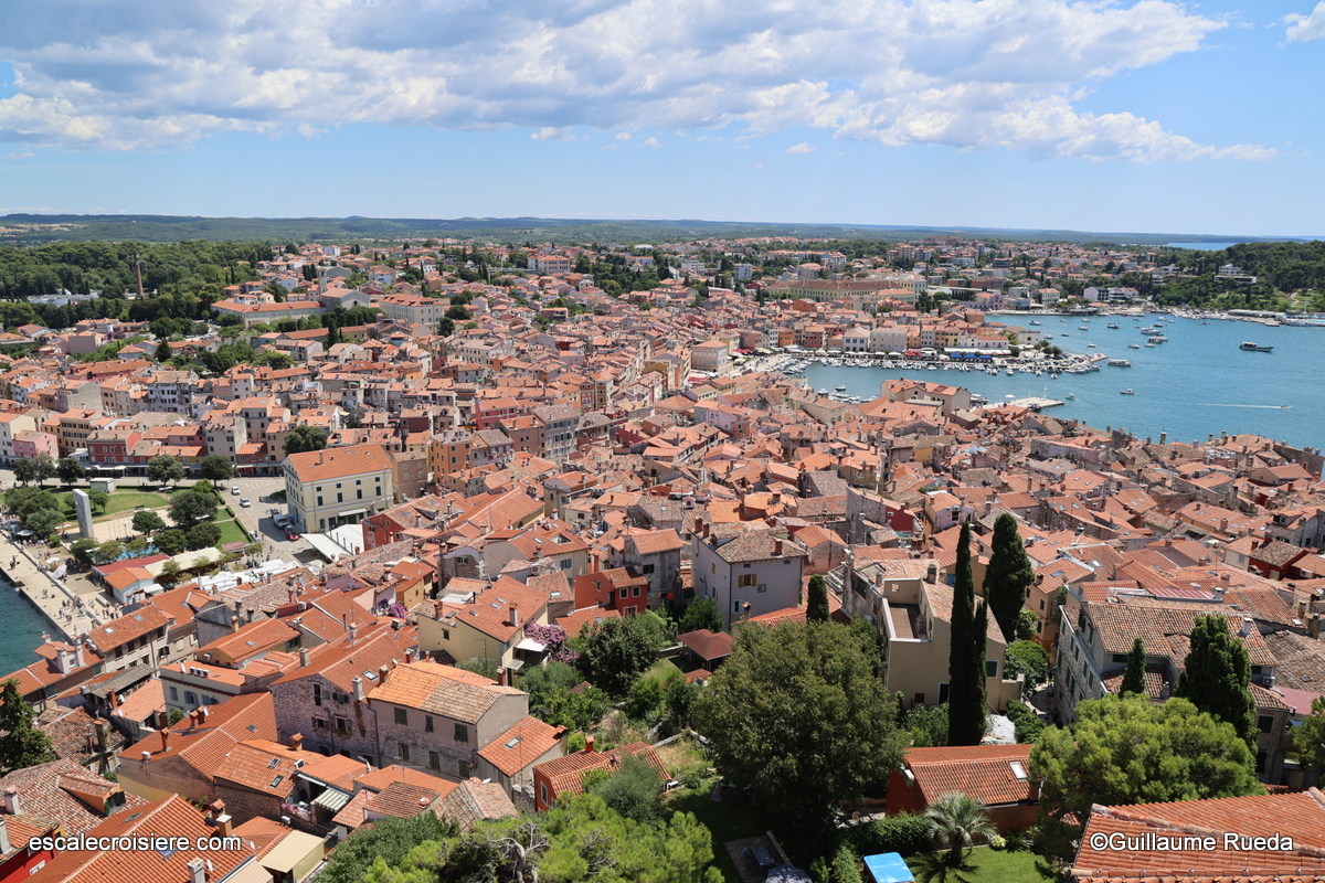 Panorama de l'église Sainte-Euphémie - Rovijn - Croatie