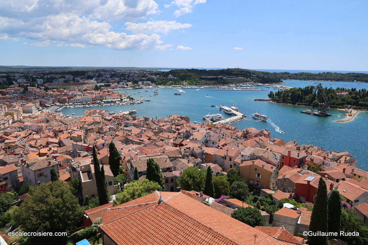 Panorama de l'église Sainte-Euphémie - Rovijn - Croatie