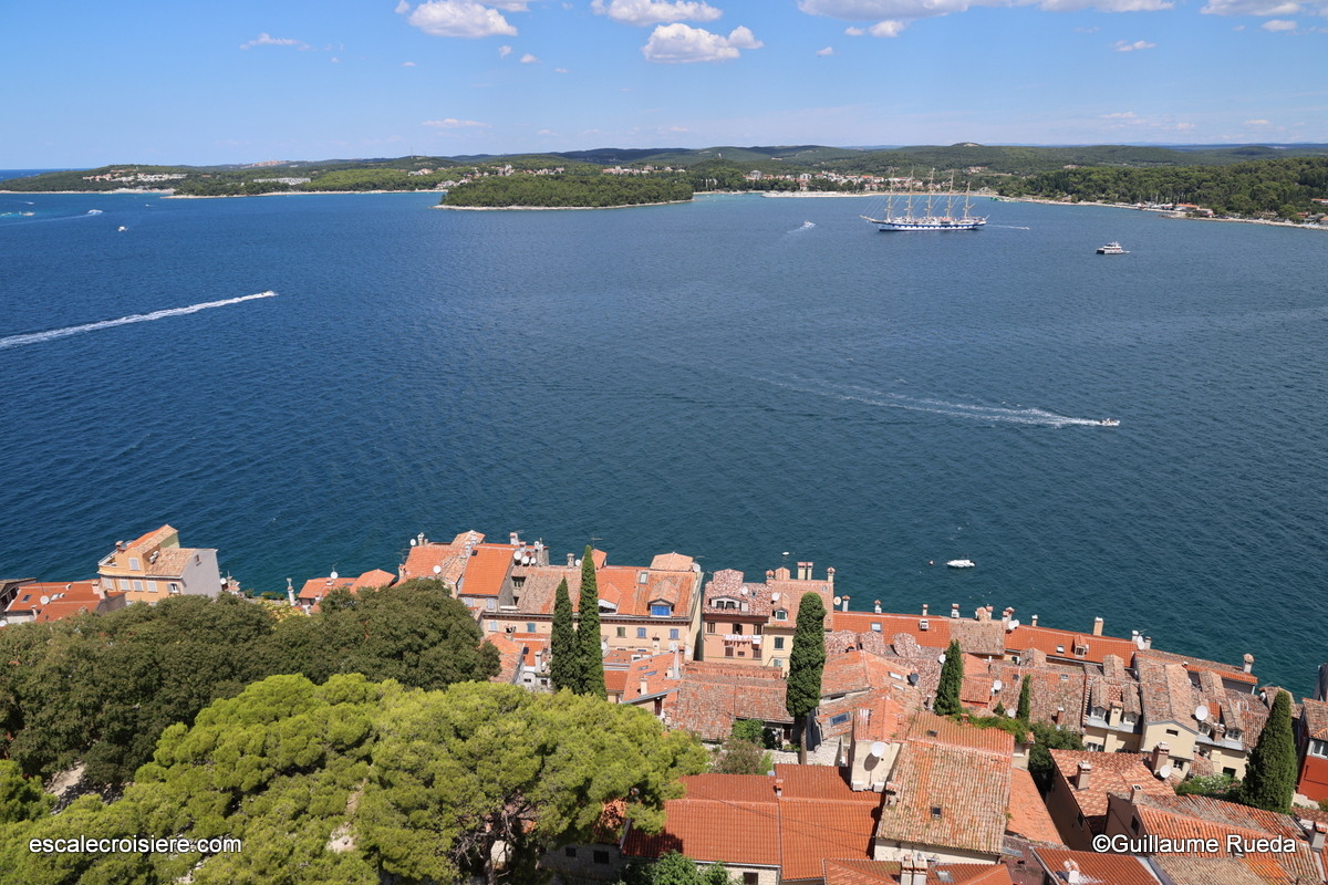 Panorama de l'église Sainte-Euphémie - Rovijn - Croatie