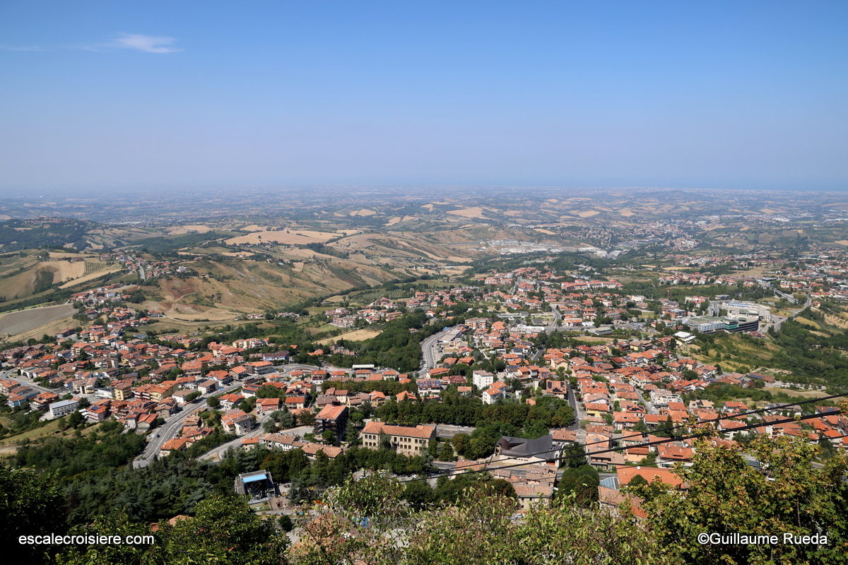 Panorama depuis Saint-Marin